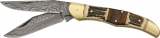 Damascus Filework Folding Hunter - DM1041