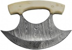 Damascus Ulu Knife - BRK-DM1111BO