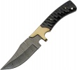Damascus Brass Skinner Micarta - BRK-DM1308