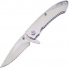 Frost Cutlery Linerlock A/O Silver - BRK-F16717S