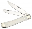 Frost Cutlery Trapper White Smooth Bone - F18812WSB