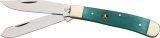 Frost Cutlery Trapper Green Bone - FWT312GSB