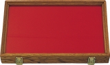 Displays Oak And Glass Display Case - M141