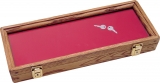 Displays Oak And Glass Display Case - M913