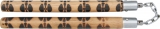M3495 Nunchucks Low Cost Rattan Wood & Chrome