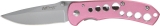 MTECH Pink Anodized Aluminum Linerlock 3 3/8 Inch