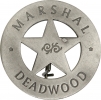 Badges Of The Old West Marshal Deadwood Badge - MI3007