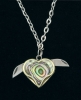 Novelty Cutlery Heart Necklace - NV224