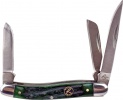 Roper Knives Stockman Green Bone Carbon - BRK-RP0001CGB