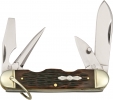 Rough Ryder Camp Knife Amber Bone - RR533