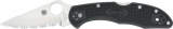 Spyderco Delica 4 Serrated SC11SBK Black FRN Handle