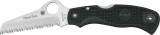 Spyderco Rescue Lockback 79mm Black - SC45SBK