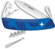 Swiza C03 Button Lock Blue Camo - BRK-SZA302030