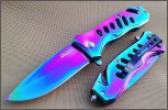 Tac Force Rescue Linerlock A/O Rainbow - BRK-TF844