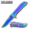 Tac Force Framelock A/O Rainbow - BRK-TF861RB