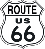 Tin Signs Route 66 Shield - TSN0679