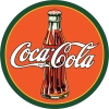 Tin Signs Coke Round 30s Bottle & Logo - TSN1069