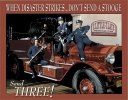 Tin Signs Stooges Fire Dept - TSN1081