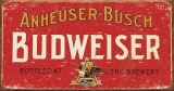 Tin Signs Budweiser Weathered - TSN1283