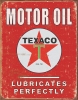 Tin Signs Texaco -Lubricates Perfectly - TSN1444