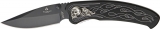 United Cutlery Nova Skull A/O Linerlock Black - UC2690