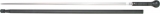 Windlass Knob Cane Solid Black Aluminum Rapier Blade 600180