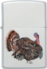 Zippo Wild Turkey Lighter ZO23482 Satin Chrome Body