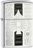 Zippo Ace 24196 Ace Of Spades High Polished Chrome