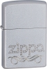 ZO24335 Scroll Windproof LighterSatin ChromeScroll