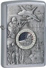 Zippo ZO24457 Joined Forces Emblem Street Chrome