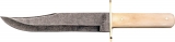 Bear and Son Damascus Bowie - BCWSB02D