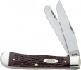 CA019 (6254 SS) Trapper Jigged Brown Delrin Handle