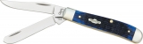 Case Mini Trapper 6207 SS Navy Blue 3 1/2 Overall