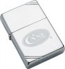 Case Logo Zippo Lighter Windproof 2 1/4 x 1 7/16