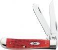 Case Cutlery Mini Trapper Dark Red Bone - CA6983