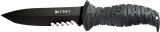 CRKT Black Ultima 9 3/4 Cordura Sheath Combo Edge