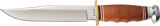 Ka-Bar KA1236 Leather Stacked Handle Bowie & Sheath